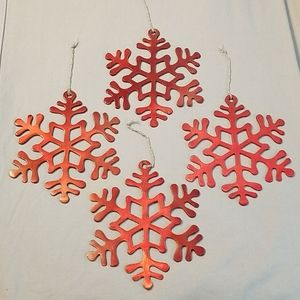 Metal Snowflake Ornaments